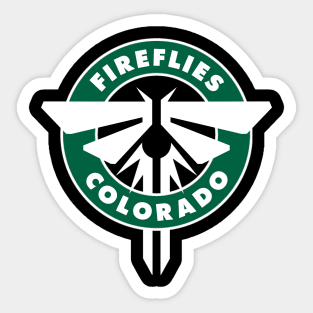 Fireflies Colorado Coffee Sticker